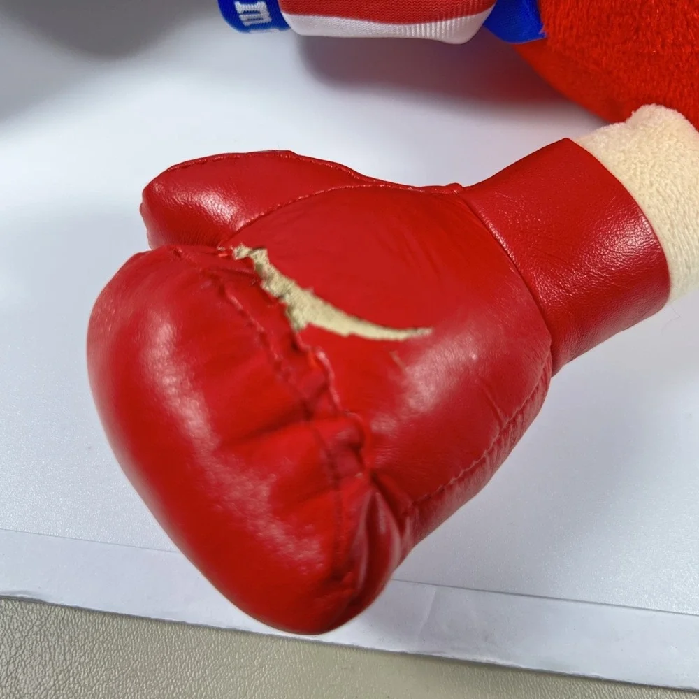 Rare M&M Red Rocky Balboa Plush Collectible Boxing Character Toy w/‎ Tags